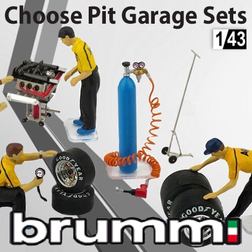 Set accessori garage brumm - garage,