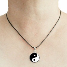 Collana yin yang - yang, argento