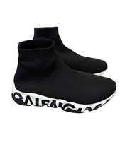 Balenciaga Speed Graffiti Black & White Size EU 42  Original Receipt