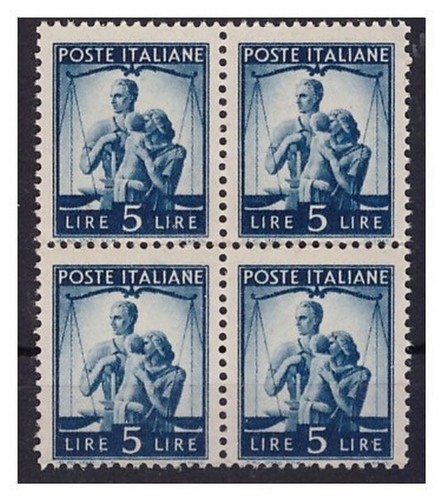 Democratica 1946 lire 5 - democratica,