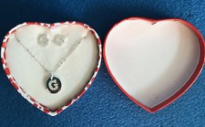 GUESS  -  CATENINA CON PENDAGLIO E ORECCHINI  G - CM.32/38