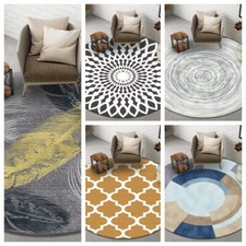 Tappeto rotondo incastonato