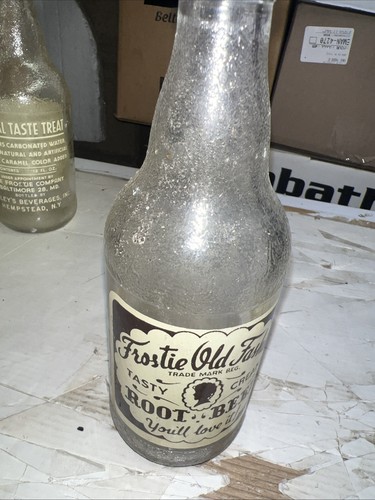 Bottiglia vetro birra radice - vetro,
