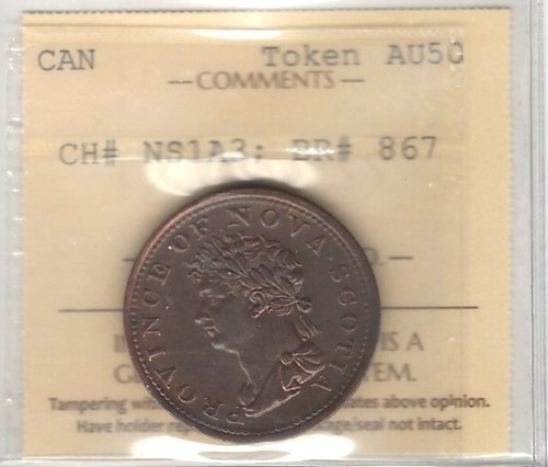 Nova scotia 1823 half - 1823,