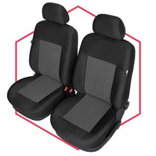 Coprisedili auto fodere coprisedile anteriore 1+1 grigio scuro per Alfa Romeo 147