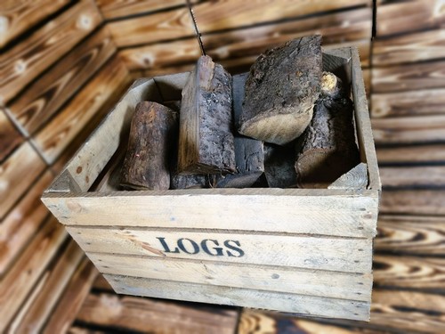 Cesto logs negozio - cesto, legna