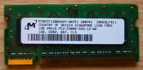 Memoria ram sodimm 200 pin - sodimm,