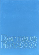 Fiat 132 2000 depliant