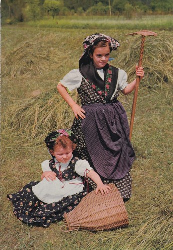 Cartolina udine costumi - cartolina,