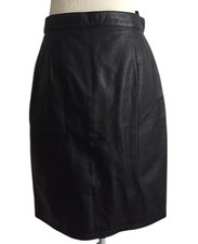 Gonna vintage tango pelle nera