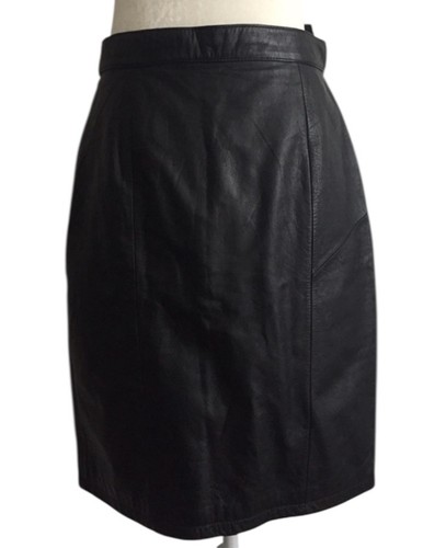 Gonna vintage tango pelle nera