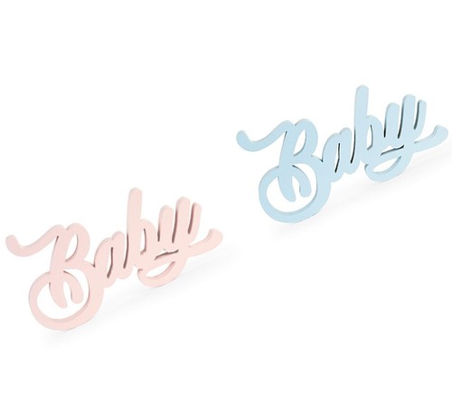 Scritta baby legno 38x20x30 - scritta,
