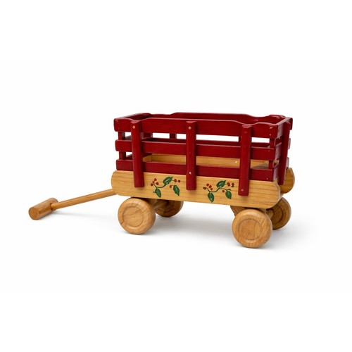 Carrozza legno dipinto - in,