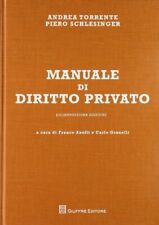 manuale di diritto privato (19 ed.) torrente - schlesinger 8814150699