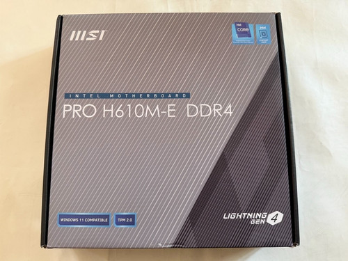 Msi pro h610m ddr4 - pro, intel