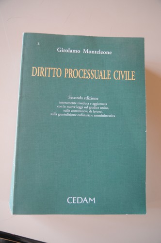 Diritto processuale civile - diritto,