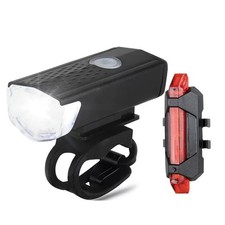 Set Luci Bici Ricaricabili USB