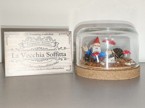 David gnomo diorama - david,