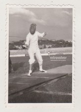 Foto d’epoca di Fencer in