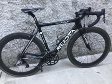 bicicletta da corsa kuota taglia 54 in carbonio nera condizioni spettacolari