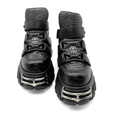 Scarpe stile punk donna tacco