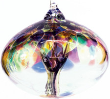 Sfera Di Vetro Con Albero