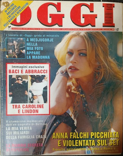 Oggi anna falchi picchiata - oggi,