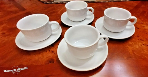 Set quattro tazze piattini - set,