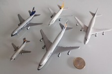 LOTTO modellini aerei di linea in ferro VINTAGE LUFTHANSA SINGAPORE AIRLINES 