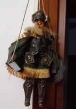 CM 22 - ANTICO PUPO BURATTINO MARIONETTA GUERRIERO PUPO SICILIANO