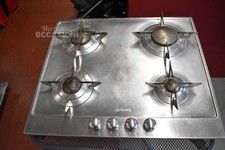Smeg 60x50 cm 4 burner steel