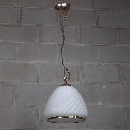Lampadario vetro murano swirl - vetro,