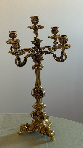 Candelabro antico fiamme - candelabro,