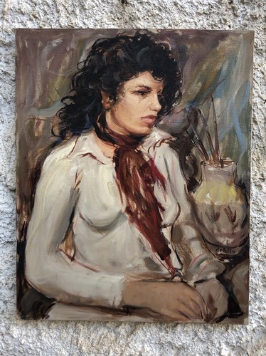 Quadro vintage figura donna - -figura, donna-