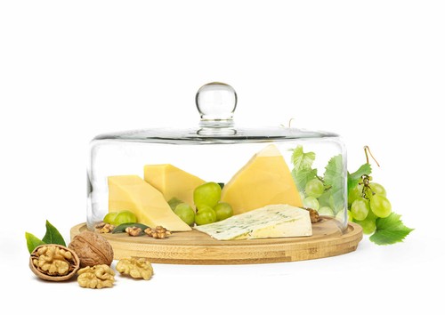Campana formaggi con tagliere - formaggi,