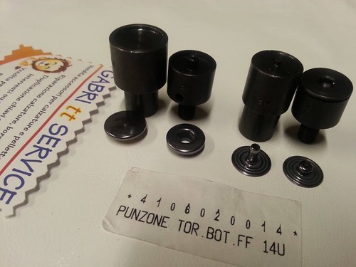 Punzoni torchio bottoni - ff,