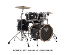 Tamburo t5p16bssk black - 16",