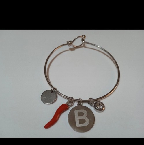 Bracciale colore argento con