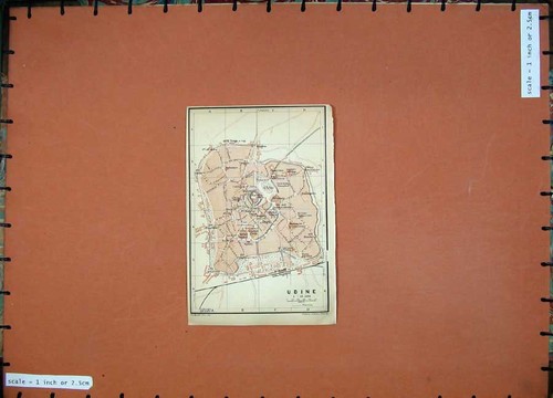 Antica stampa originale piano - stampa,