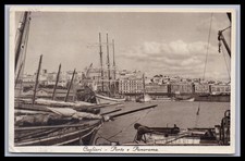 Cartolina Cagliari / Porto e Panorama - Italia