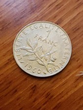 Moneta 1 Franco Francese rara