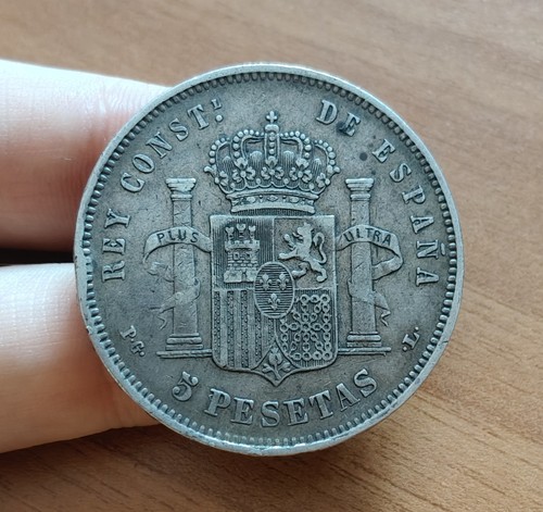 Pesetas 1893 scudo - -,
