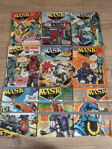 Vintage mask 80s comic - 80s, 9