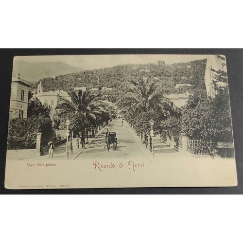 Cartolina ricordo nervi - cartolina,