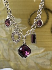 Collana Happy Days Viola Touchstone Cristallo di Swarovski