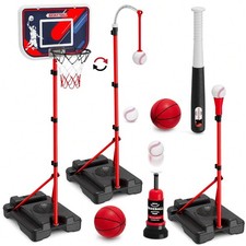 Set 4 in 1 Canestro da Basket