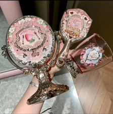 flower know 9° anniversario specchio da scrivania cuscino d'aria pettine spazzola set secchiello