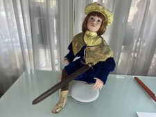 Bambola artistica Ute Kase Lepp bambola di porcellana da collezione 55 cm. Ot...