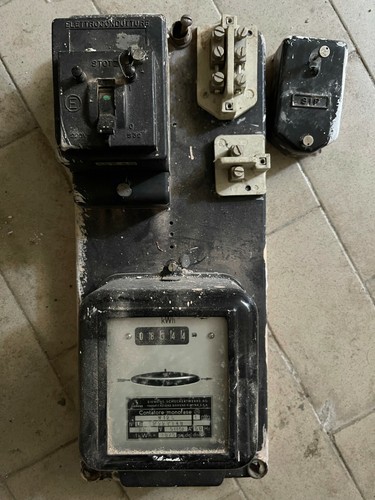 Contatore monofase vintage sip - vintage,
