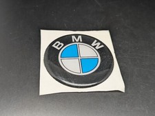 BMW Ø 50MM LOGO ADESIVO 3D SIGLA EMBLEMA FREGIO STEMMA SCRITTA BADGE TARGA NOME